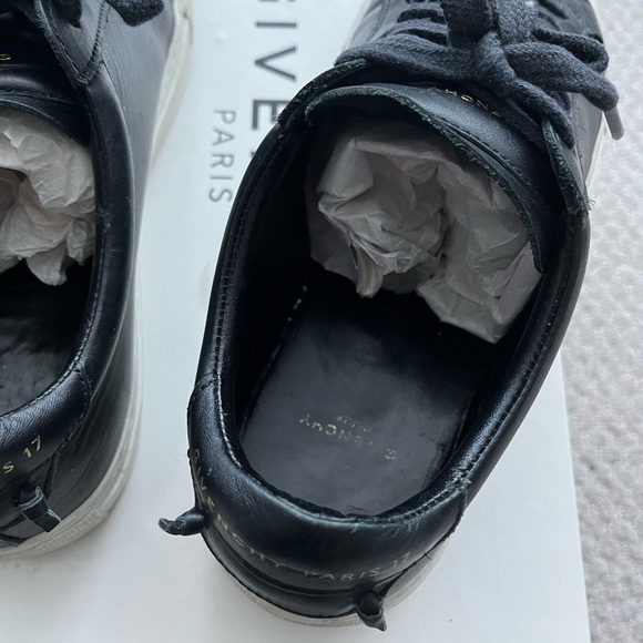 Givenchy Black Leather Sneakers - Picture 9 of 9